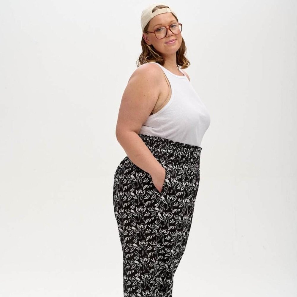 Alexa Trousers: Sarchi Print DISCONTINUED